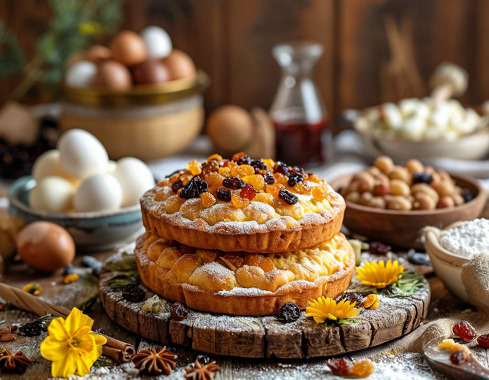 приготовление пасхальных куличей