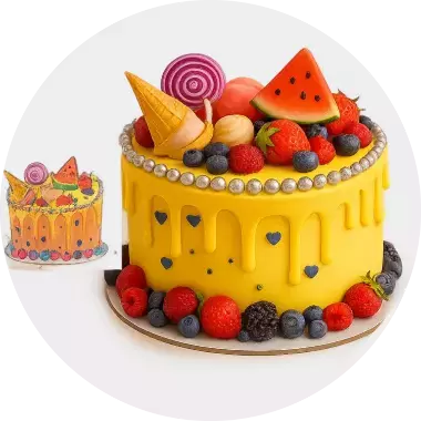 Заказать торт по вашему фото